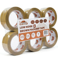 Low Noise Brown Packing Tape 72Yards Extra Length 1.88Inch-Wide