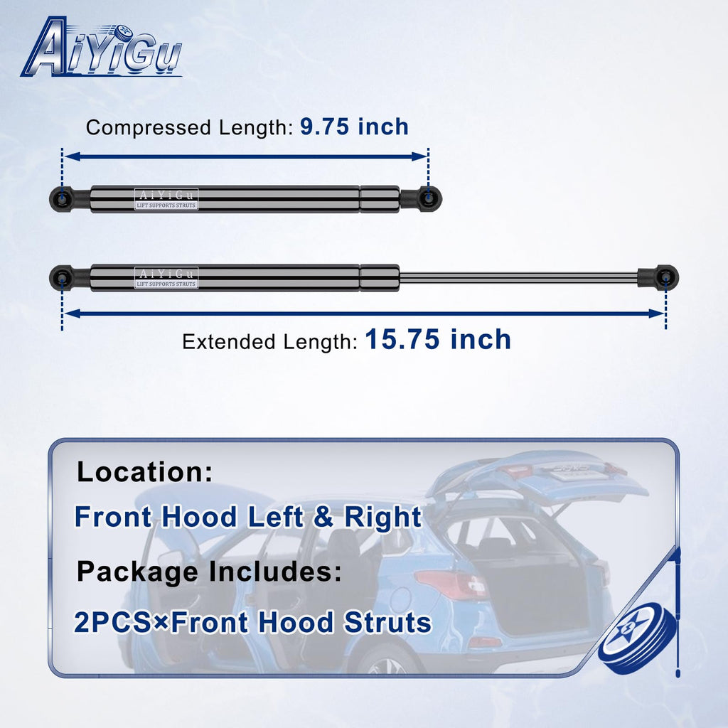 AiYiGu 6358 Front Hood Strut Shock for Land Rover 2005-2016 Discovery
