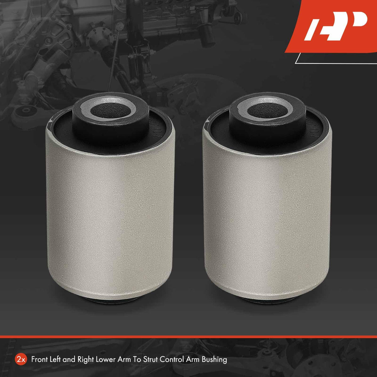 A-Premium 2 x Front Lower Arm To Strut Control Arm Bushing Kit