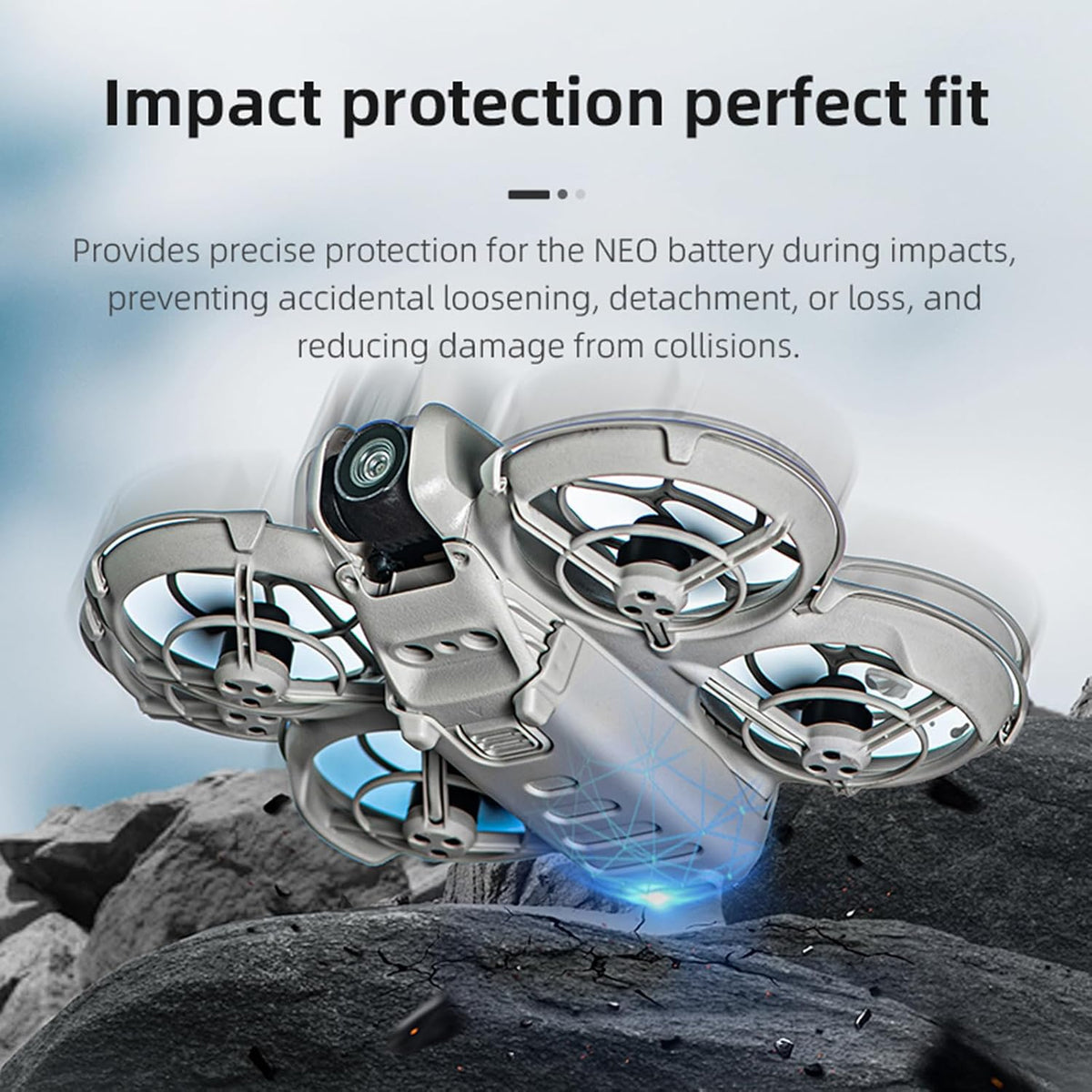 Landing Gear for DJI Neo Drone Battery Protection Case Cover Quick Release Extension Leg Heightening Bracket