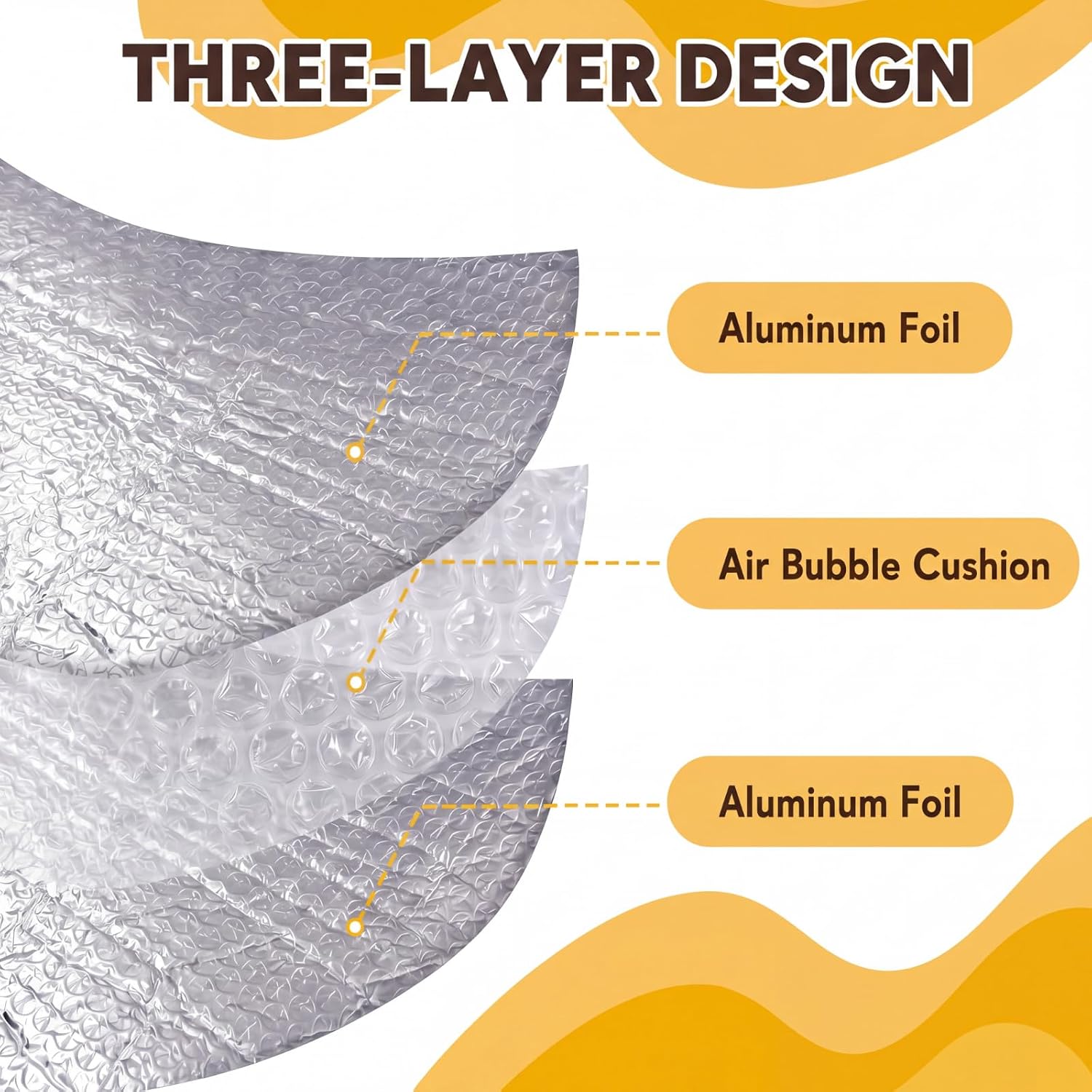 24 Pcs Garage Door Insulation Panels Kits Double Bubble Reflective Aluminum Foil Radiant Barrier Thermal Insulation