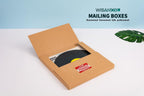 LP Mailers, 12.8x12.8x1-inch Vinyl Record Shipping Boxes, 50 Pack