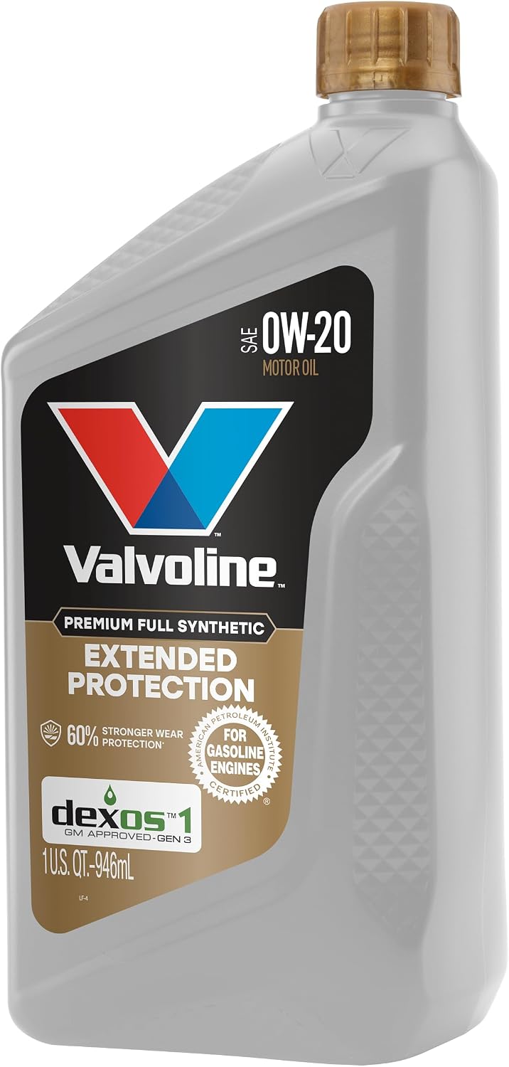 Valvoline Extended Protection 0W-20 Full Synthetic Motor Oil 1 Quart