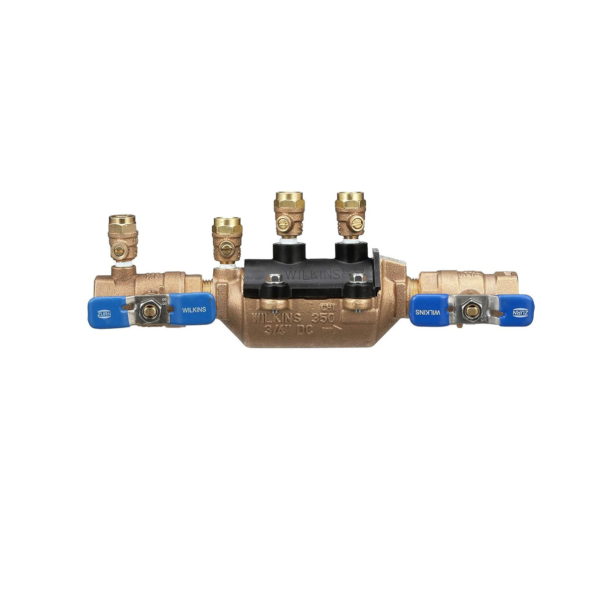 Zurn Wilkins 34-350 3/4" 350 Double Check & 1-720A 1" 720A Pressure Vacuum Breaker Assemblies Backflow Preventer Bundle