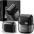 Electric Foil Shavers for Men: IPX7 Waterproof - Magnetic Cover | Mini Razor for Travel - Face Shaver with LED