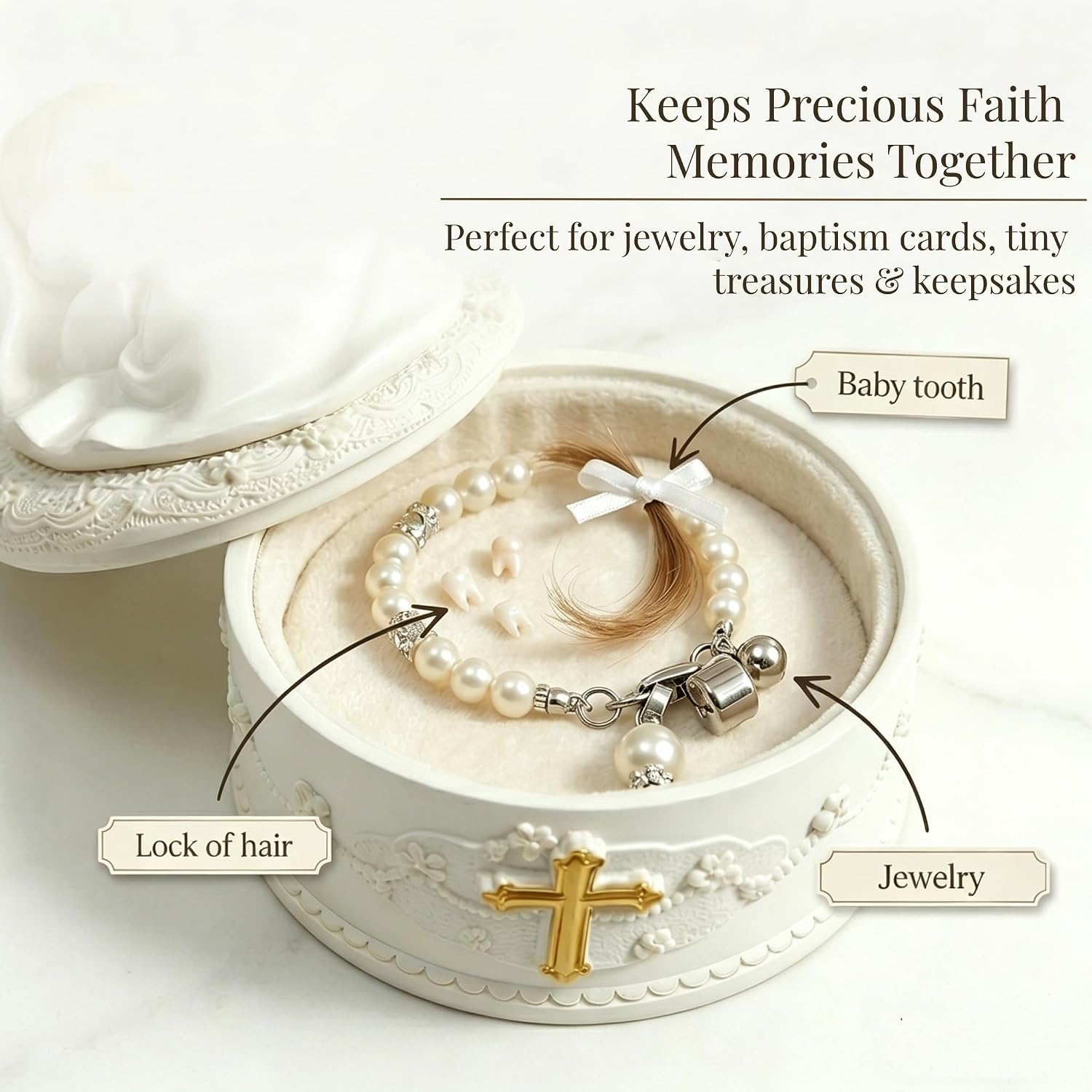 Baptism Gifts for Girl, Meaningful Gift for Baptism Celebrations