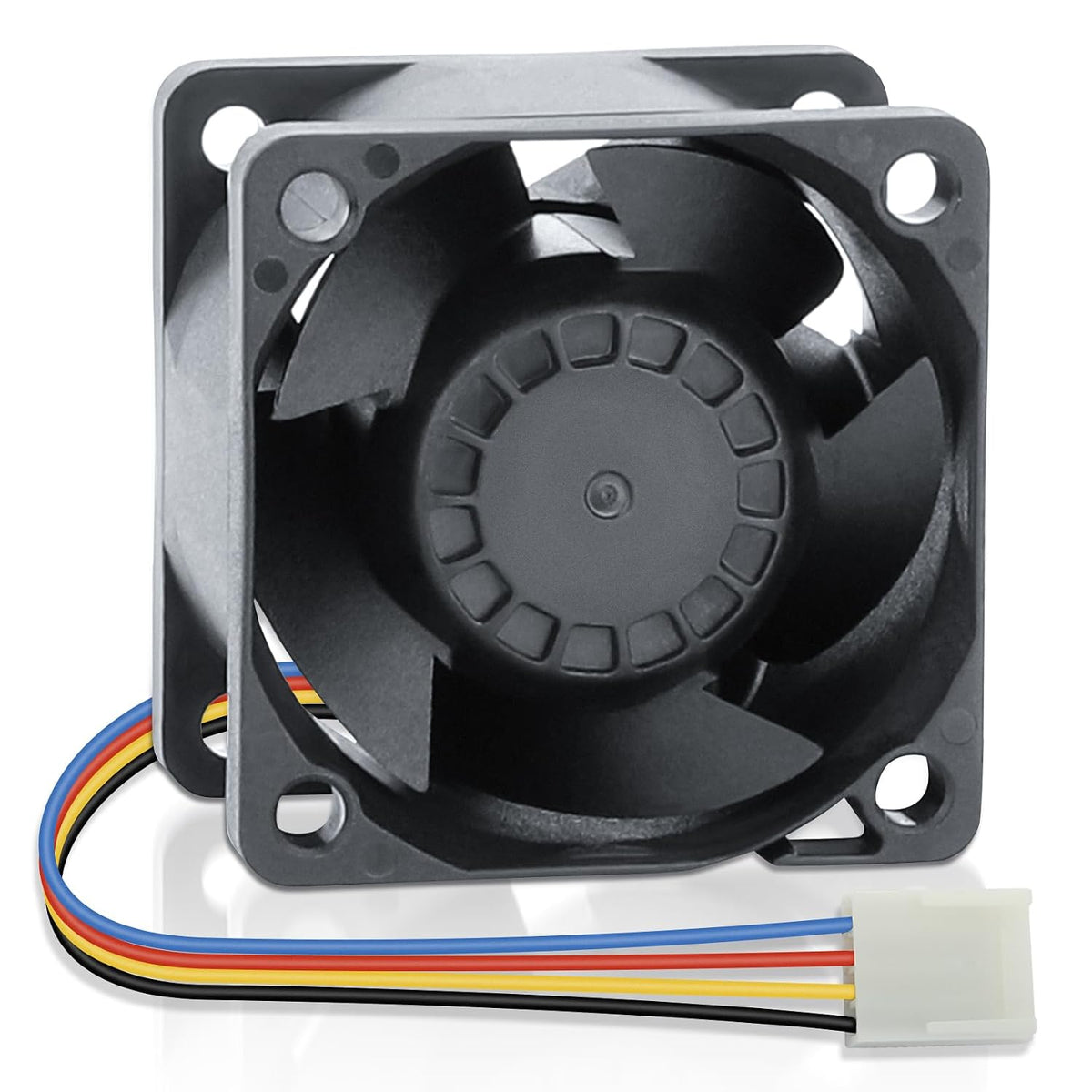 Wathai 40mm PWM Server Fan 12V 4 Pin CPU Static Pressure Fan Dual Ball