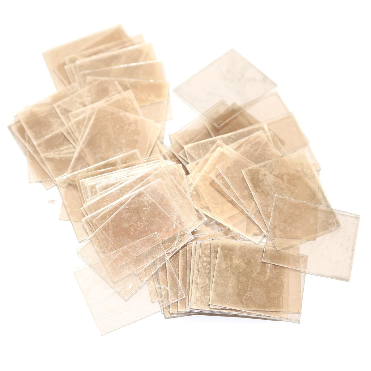 Lind Kitchen 100PCS TO-3M Insulating Mica Sheets High Thermal Conductivity Transparent Amber 20 x 25mm Rectangular Transistor Microwave Repair Sheets