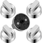 Stainless Steel WB03X24818 Stove Knob Replacement for GE | Replace AP5989029, PS11729081 and JGB6, JGB7, JGB8, JGBS