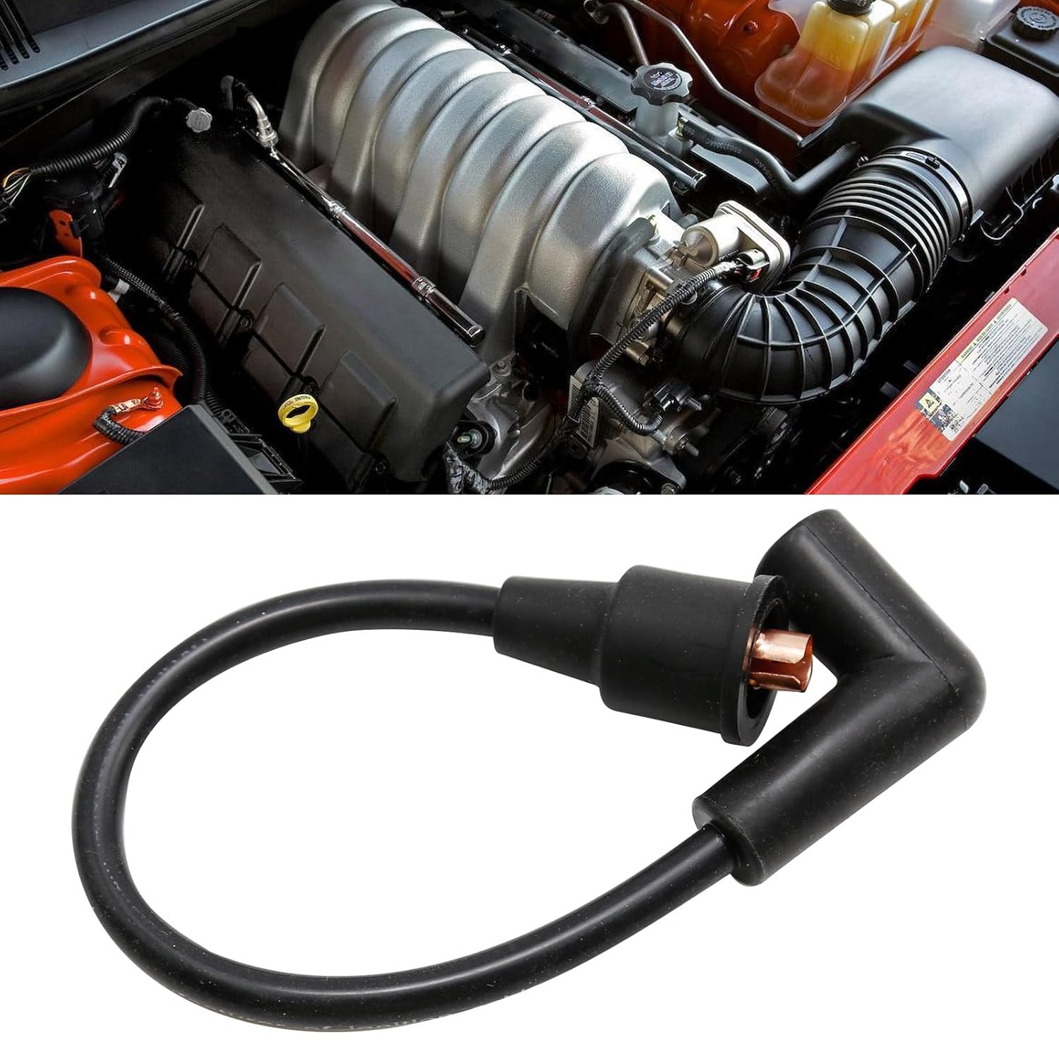 18-8819-1 7" Marine 7MM Spark Plug Wire Lead Replacement for Mercury/Marine ZF695 3Pcs