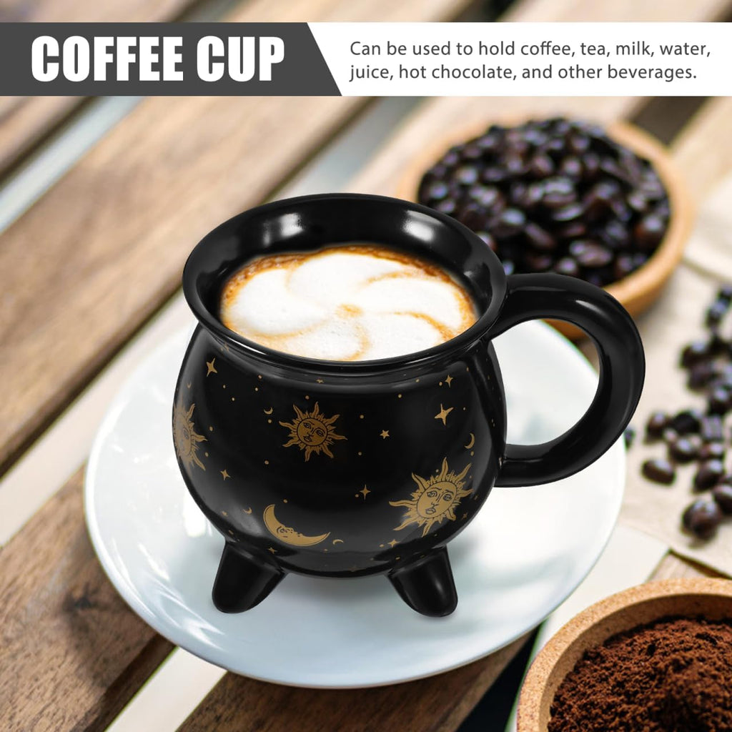 Halloween Cauldron Mug Ceramic Witch Cauldron Cups