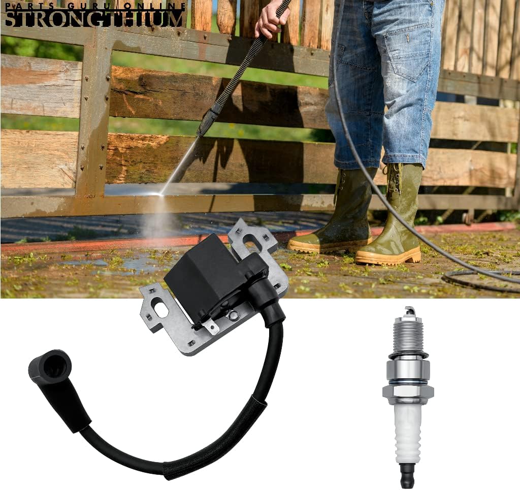 STRONGTHIUM GCV160 GCV190 GCV135 Ignition Coil with F6TC Spark Plug