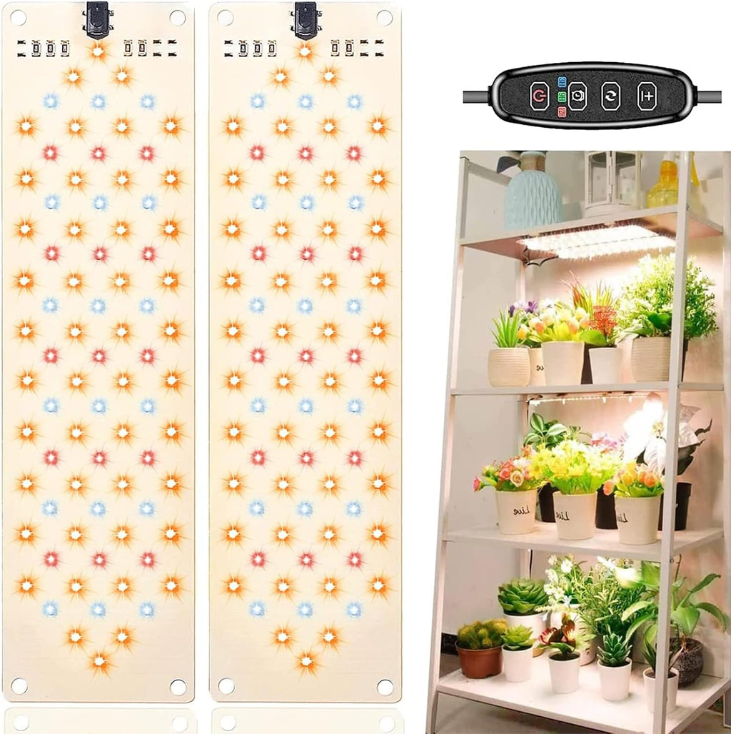 Grow Lights for Indoor Plants,Ultra-Thin Panel Grow Lamp,158LEDs Full Spectrum Grow Lights for Under Cabinet Plant