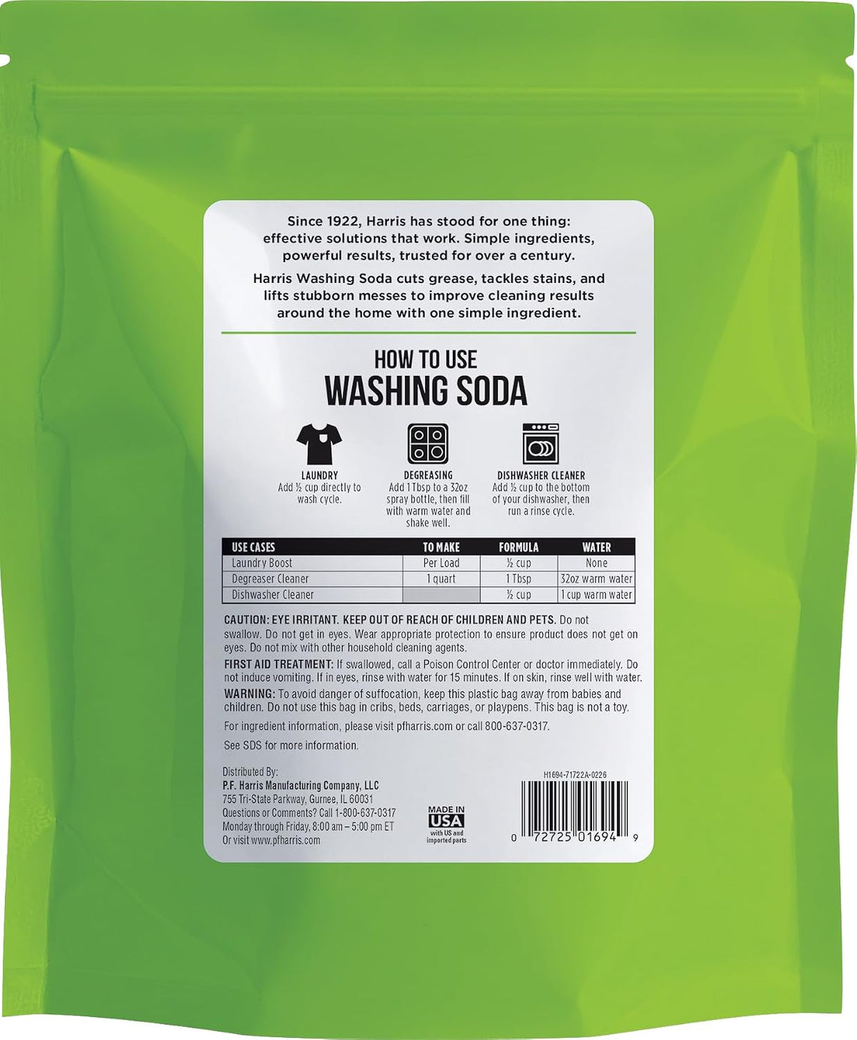 Washing Soda, Sodium Carbonate, Laundry Boost & Multipurpose Cleaner