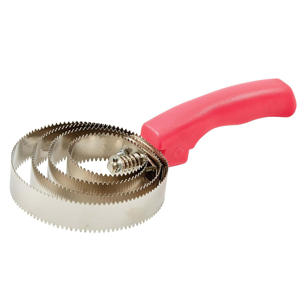 Brights Reversible Metal Curry Comb, Hot Pink
