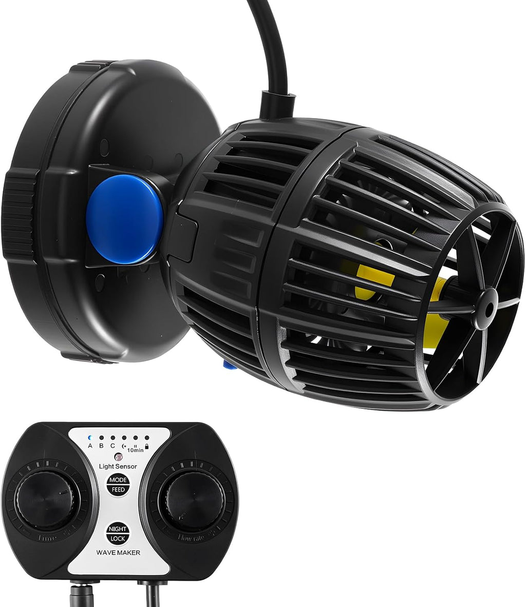 Aquarium Wave Maker, 10W, 1057 GPH Quiet and Strong DC Powerhead, Adjustable Fish Tank Circulation Pump with