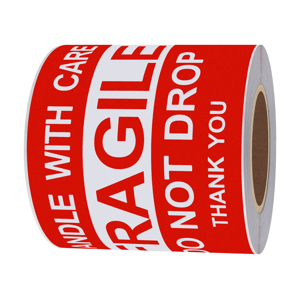 Fragile Stickers 3x5 100 PCS Shipping Labels Warning Label Rectangle Sticker, Red, Fragile Do not Drop