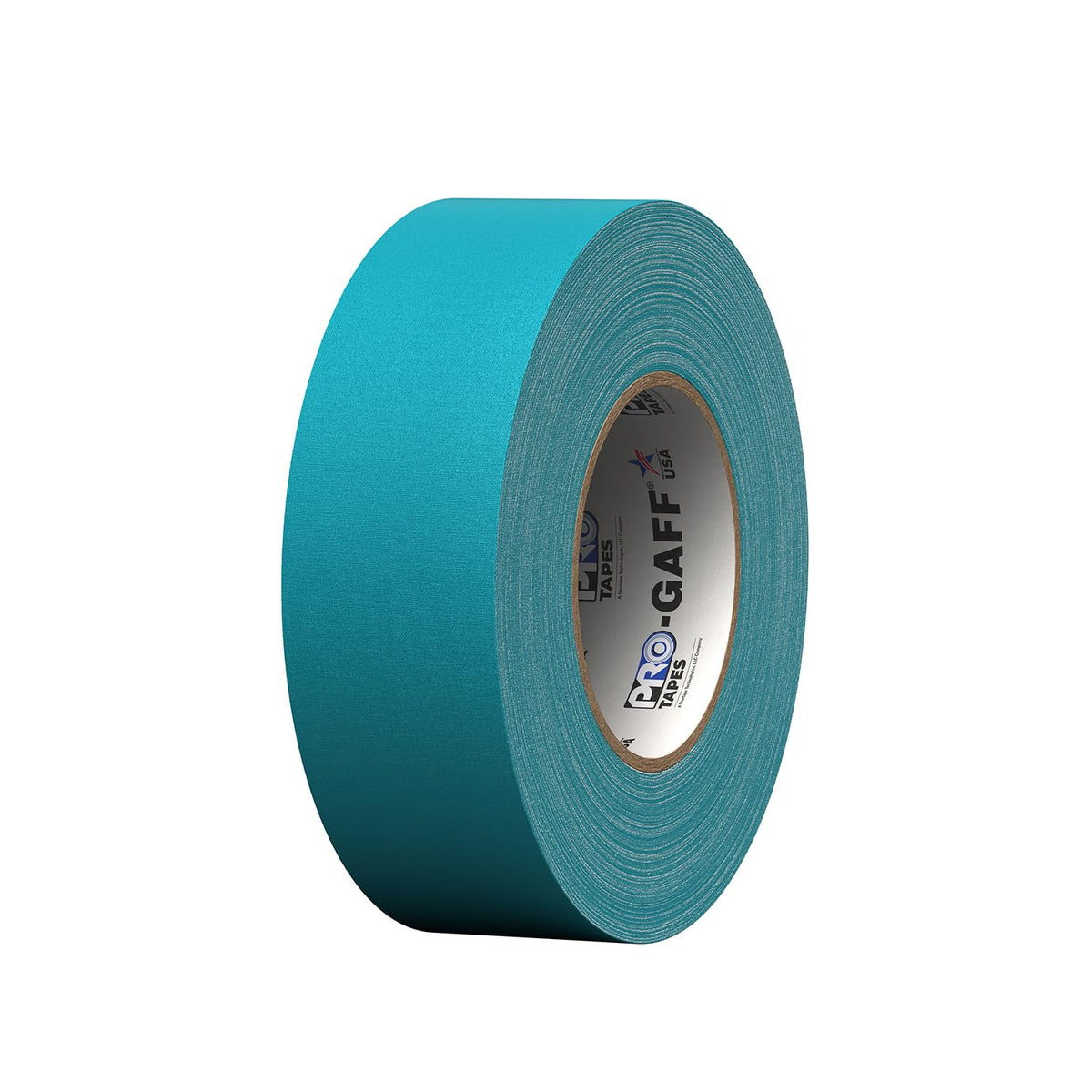 Tapes Pro Gaff Premium Matte Cloth Gaffer's Tape With Rubber Adhesive, 11 mils Thick, 55 yds Length, 2" Width, Teal