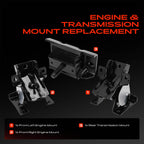 A-Premium Engine Motor Mount and Transmission Mount Kit, Set of 3