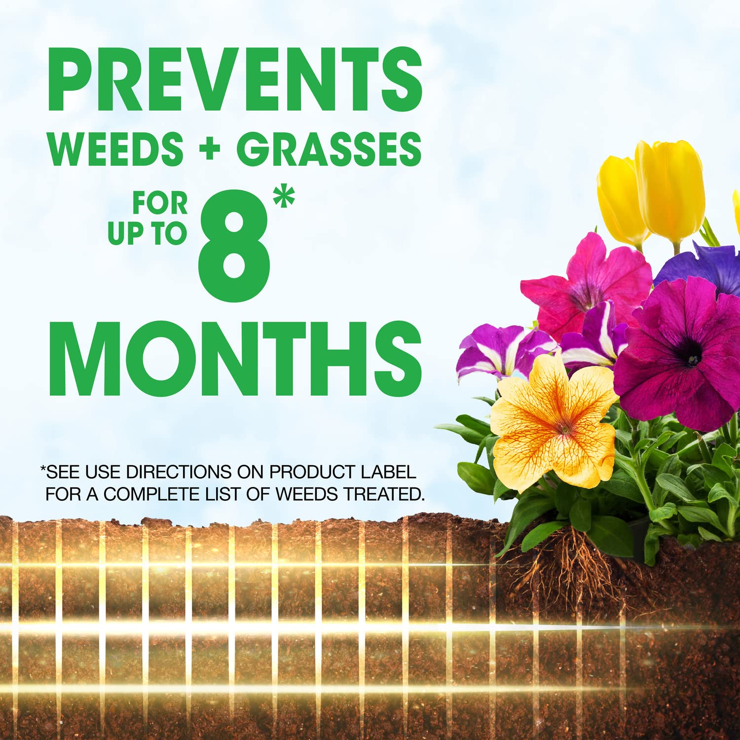 Weed Barrier Granules for Weed Prevention, 5.37 lbs.