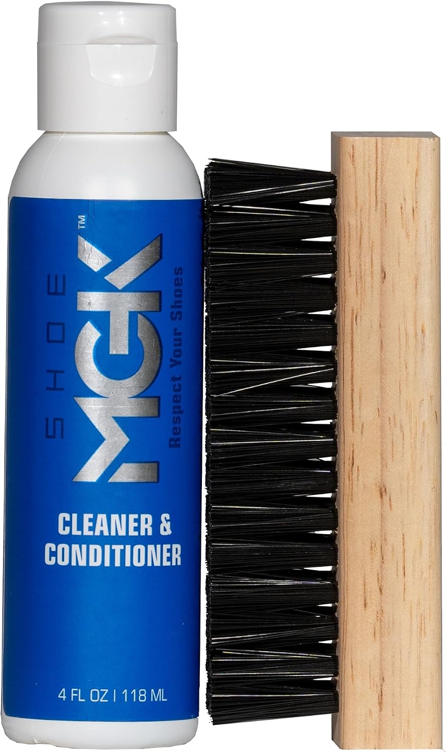 Starter Shoe Cleaner Kit - Shoe Cleaner & Conditioner for All Shoes, Premium Shoe Brush