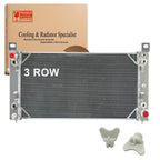 34" Radiator for 1999-2014 Chevy Silverado 1500 2500 3500 GMC Sierra 3 Row