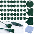 20Set Weatherproof Gaskets & Plug Protector Covers for Extension Cord,Green