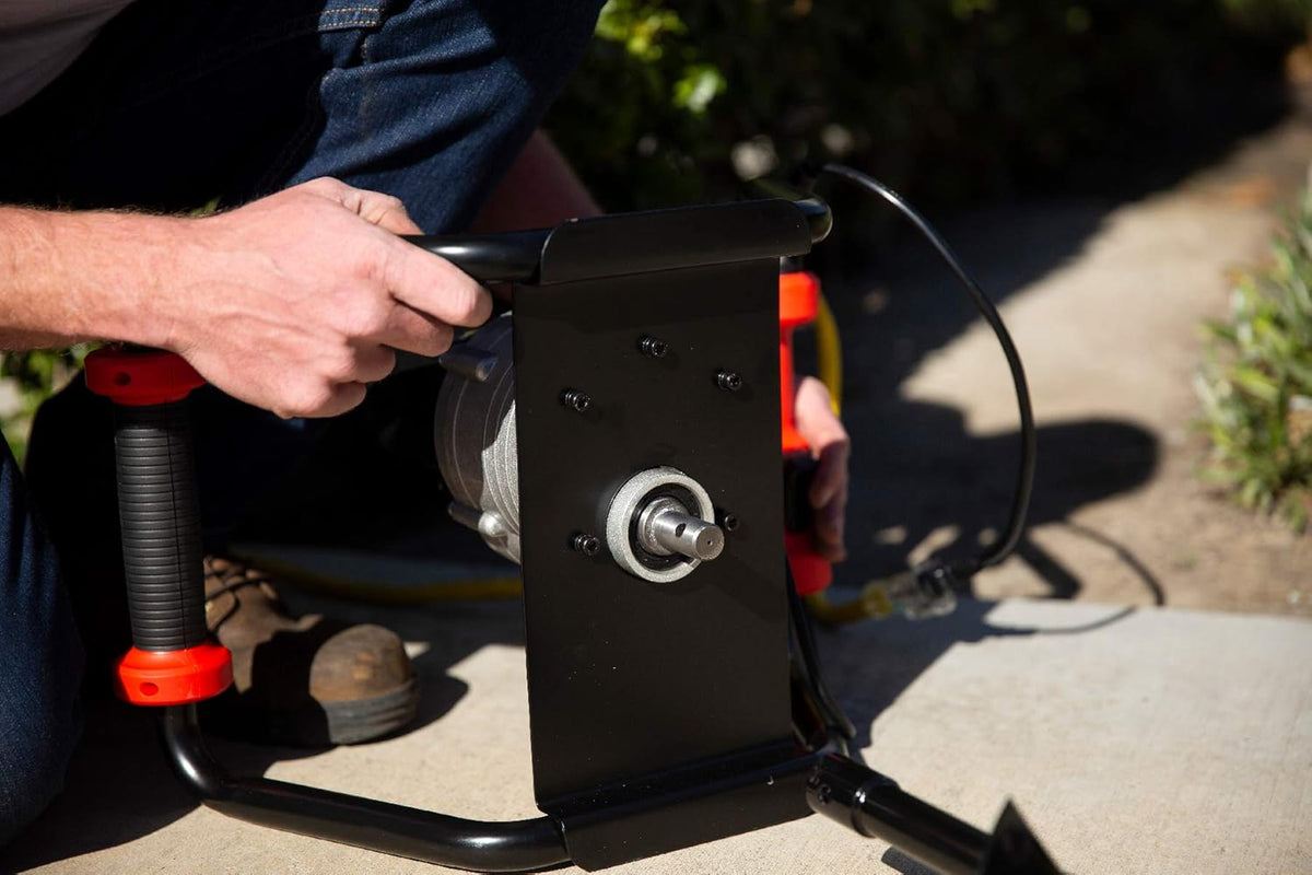 1500W Electric Post Hole Digger Earth Auger Dig Hole Fence Post Hole Digging, Tree Planting with 6" Digging Auger Bit