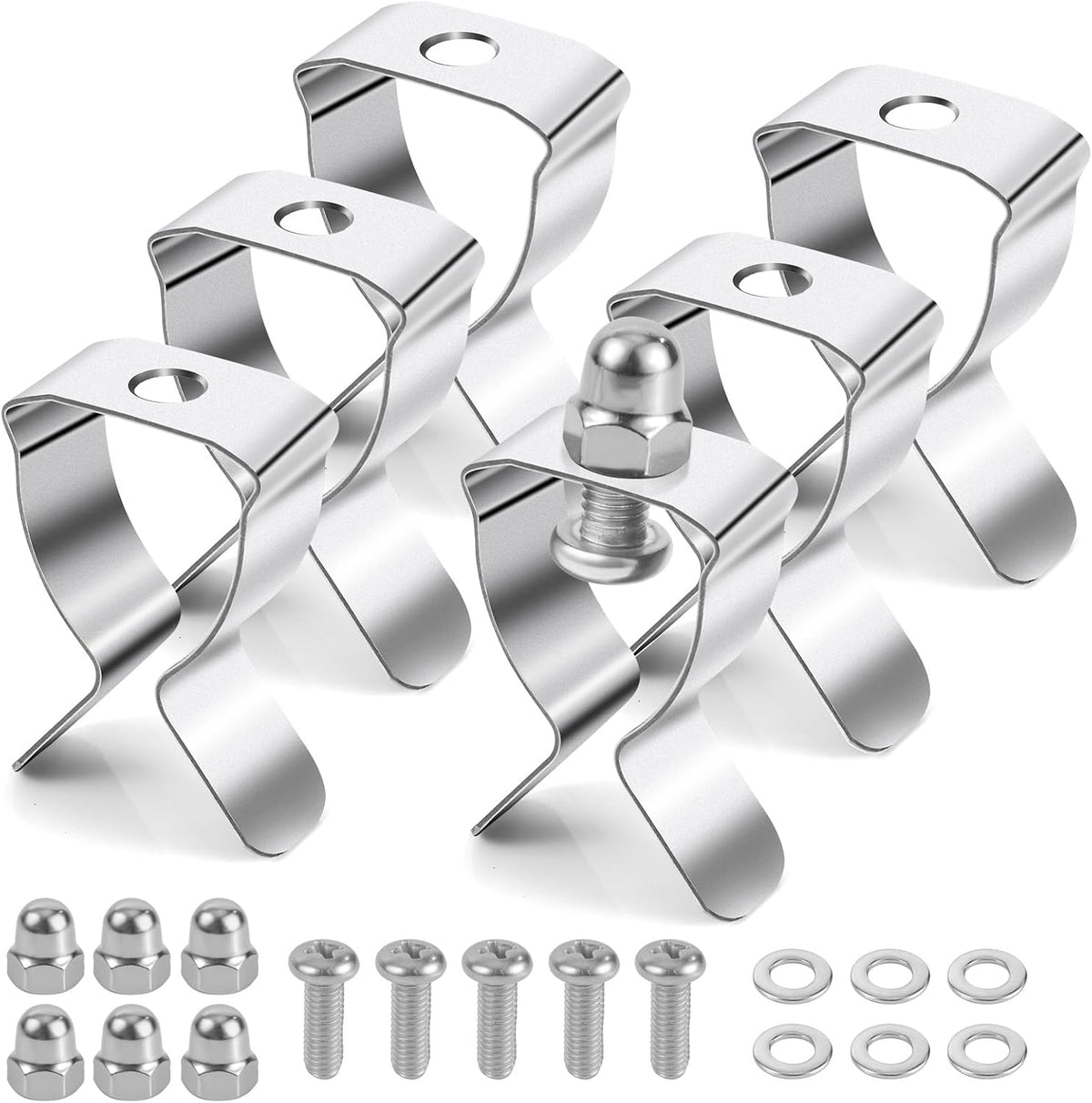 6pcs Window Well Cover Clips, Well Cover Clips Window Clips