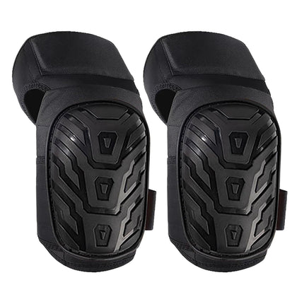 Professional Heavy Duty Knee Pads for Work Construction Flooring Gardening Cleaning Hard Shell Anti-Slip Silicone Cap