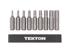 TEKTON 1/4 Inch Hex Bit Set, 9-Piece | DZX93001