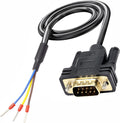 XMSJSIY DB9 Connector RS232 Serial Port Cable DB9 Adapters Solderless -Male