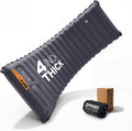 Inflatable Camping Sleeping Pad, 4-Inch Thick Full Air Support, No Bottoming Out for Side Sleepers, Camping &