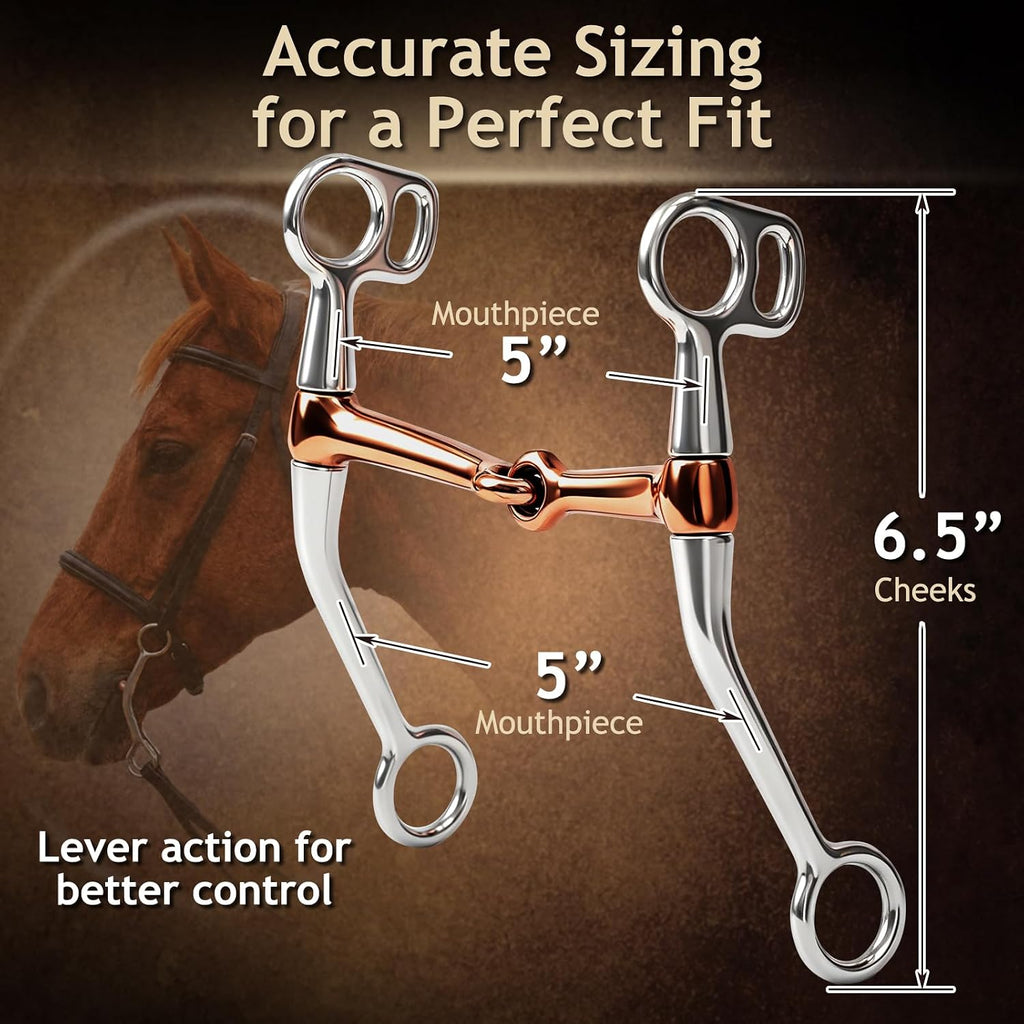 Stainless Steel Horse Snaffle Bit