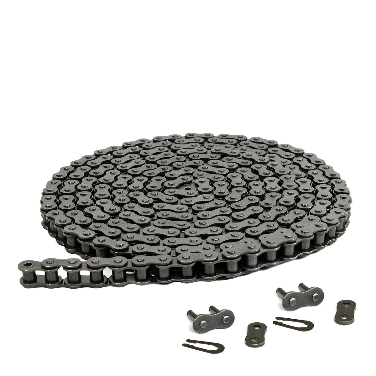 Jeremywell 60 Roller Chain 10 Feet with 2 Connecting Links