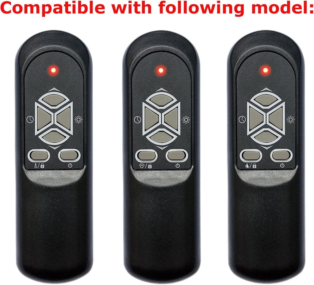 Replacement Remote Control for Lifesmart LS-4W1500-X LS-6DMIQH-X LS-8WIQH-LB-IN Portable Electric Infrared Quartz