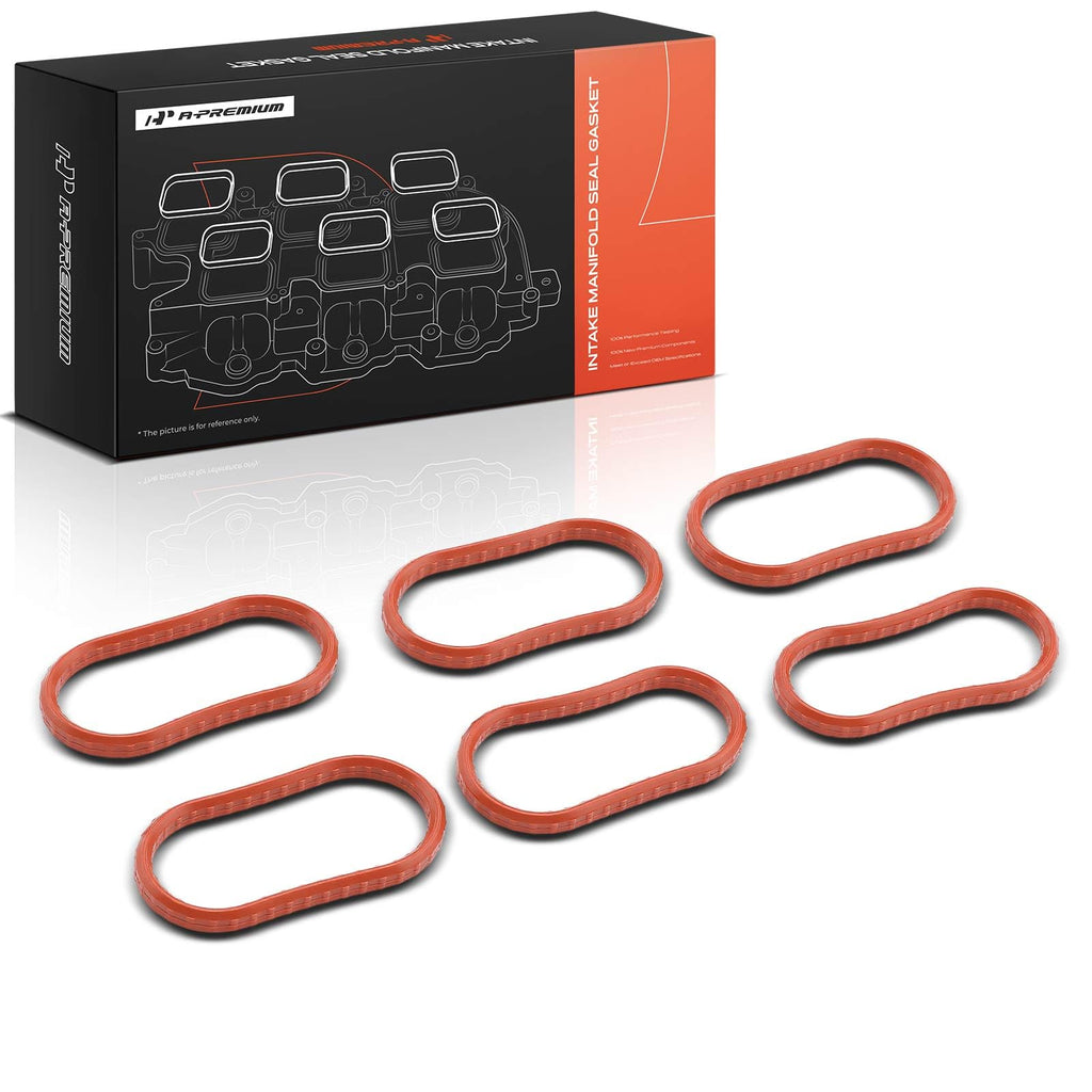 A-Premium Upper Fuel Injection Plenum Gasket Set Compatible with Ford