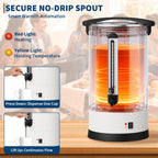 80 Cup Commercial Coffee Urn, 12L Stainless Steel