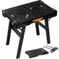 2-Pack Portable Folding Work Tables, 330 lb Each