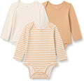 x Sofia Grainge Unisex Babies' Long Sleeve Crew Neck Bodysuit, Pack of 3