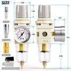 TAILONZ 1/4"NPT AW2000-02 Filter Regulator