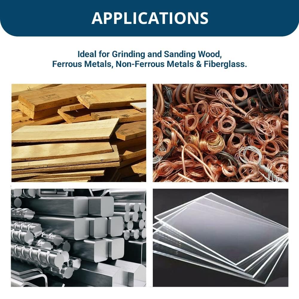 Benchmark Abrasives 5" Resin Fiber Sanding Discs, 36 Grit, 25-Count