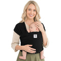 Black Baby Wrap Carrier - Lightweight, Breathable Baby Sling, Hands Free Baby Carrier Sling, Baby Carriers from