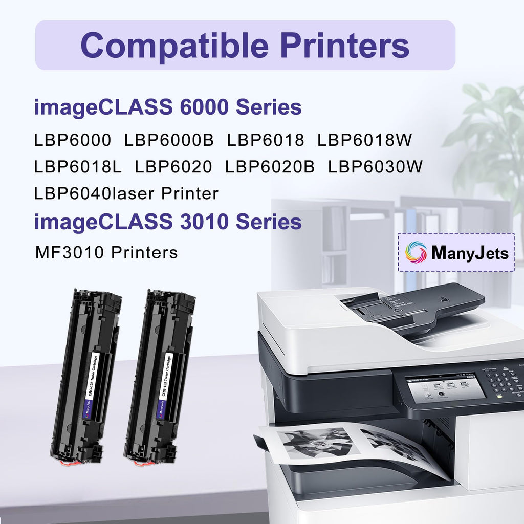 Compatible CRG-125 Toner Cartridge Replacement for Canon 125