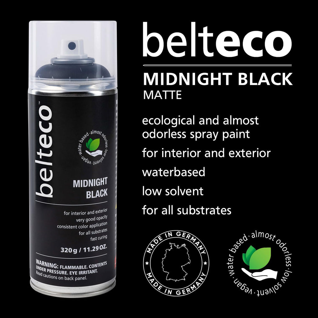 Spray Paint Black Matte | Water-based Matte Black Spray Paint