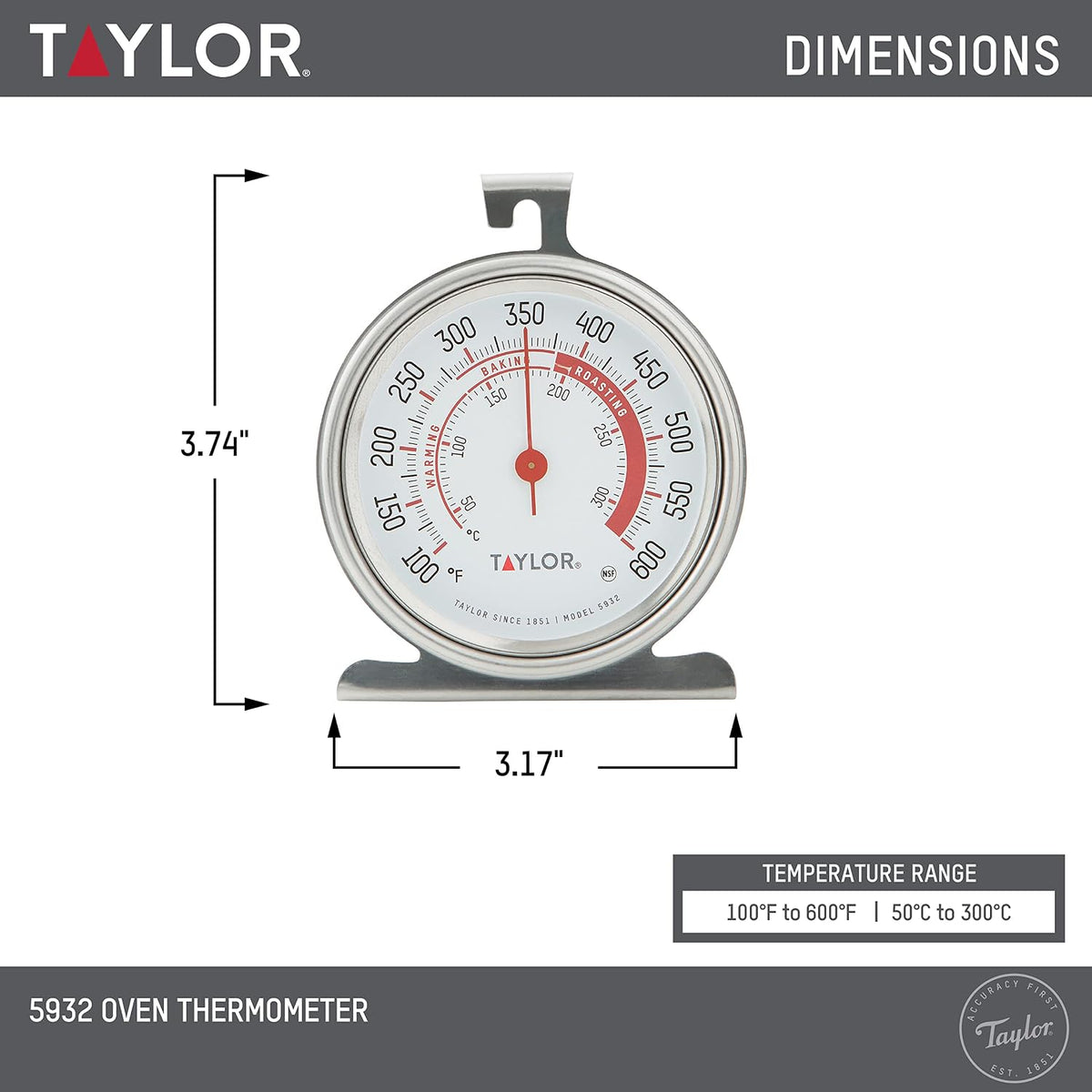 Oven Thermometer 2-Pack