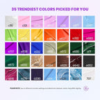 Beetles 85 Pcs Gel Nail Polish Kit with U V Light -35 Colors Gel Polish Kit