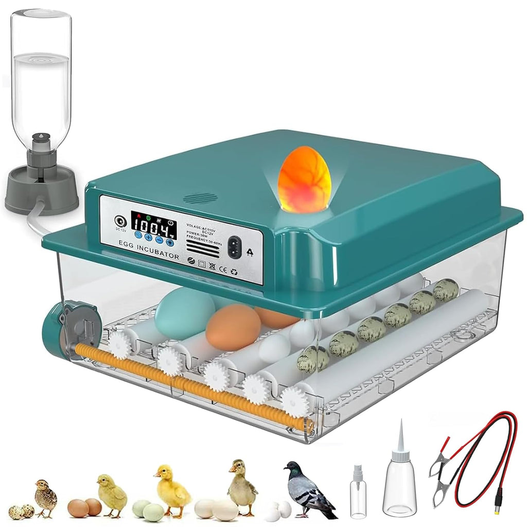 16 Eggs Incubators for Hatching Eggs, Egg Incubator with Automatic Egg Turning and Temperature Control, Chicken Egg