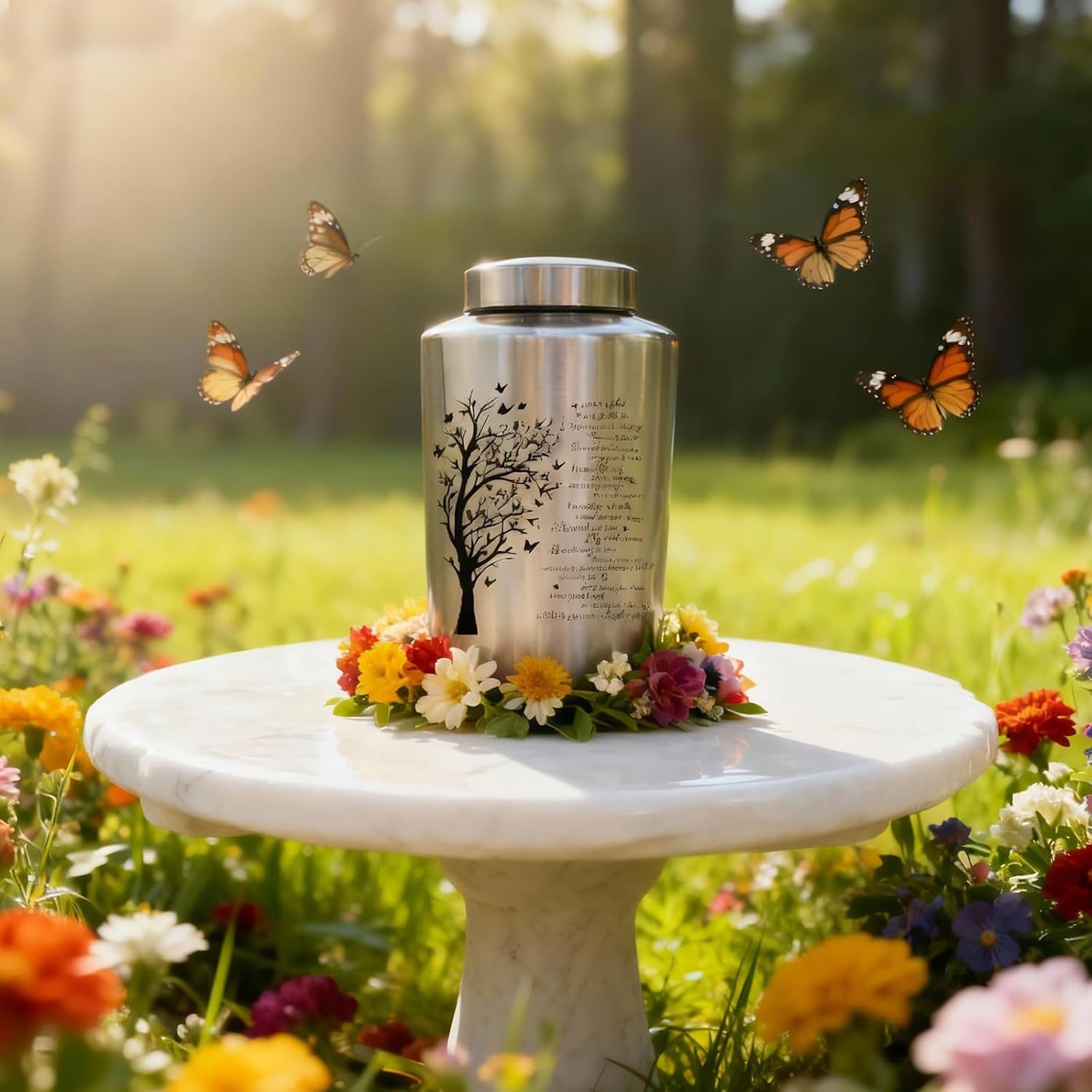Large Cremation Urns for Human Ashes, for Adult Female & Male