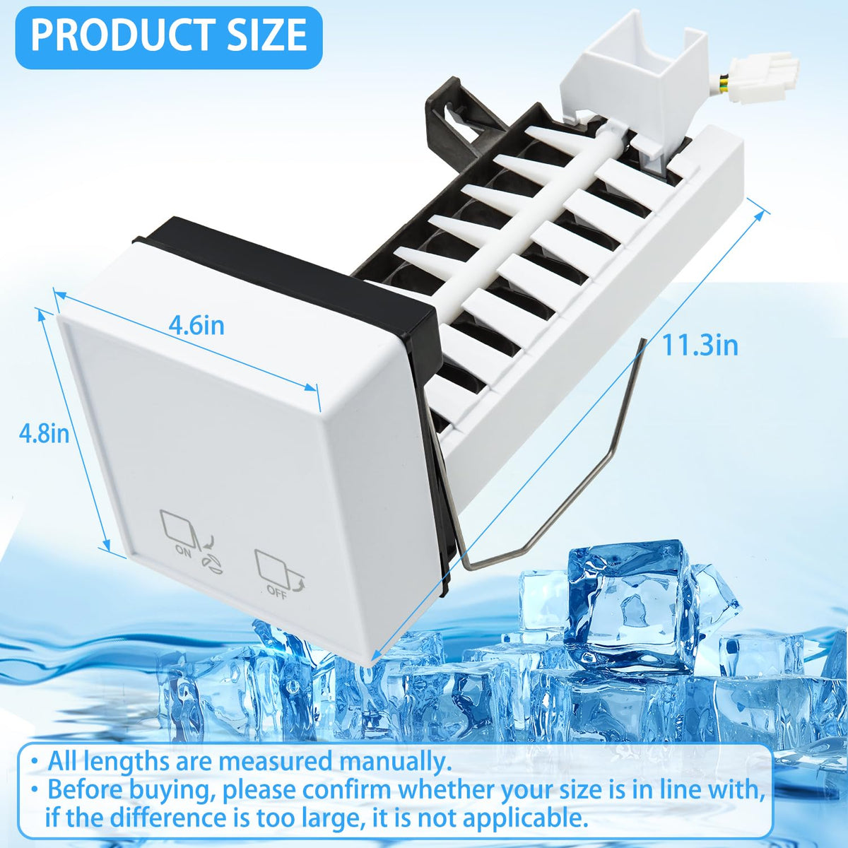 IMBD03-001 Ice Maker Compatible with Frigidaire Elec-trolux Refrigerators